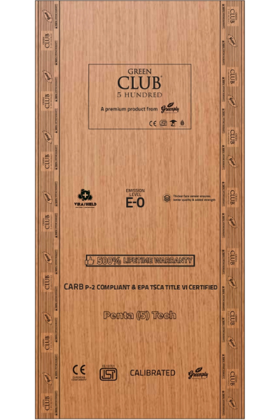 Green club 500 plywood