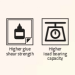 higher glue load bearning capacity 1