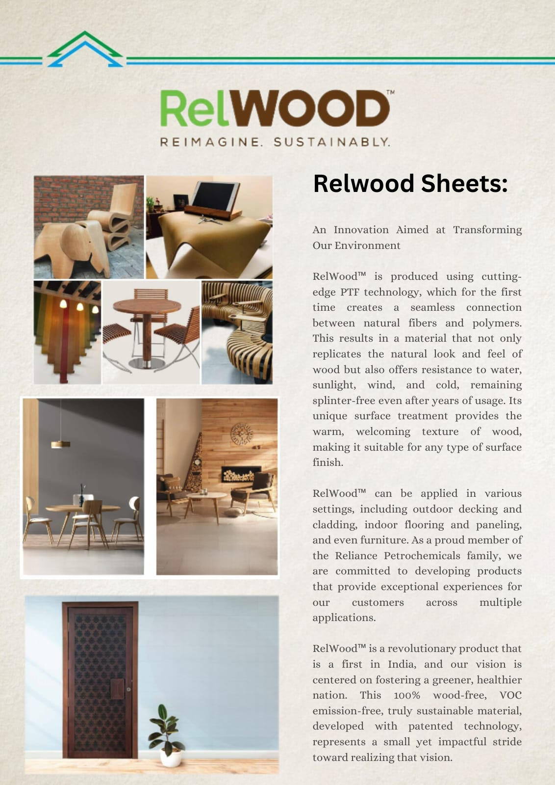 Relwood sheet